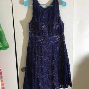 Blue Lace Dress